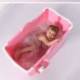 Bathtubs Freestanding Adult Insulation Plastic Bath Barrel Adults Insulation Bath tub Extra Large Children Thick Barrel Bucket (Color : Pink) - B07H7KKJGG